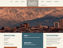 Tablet Screenshot of faithak.com